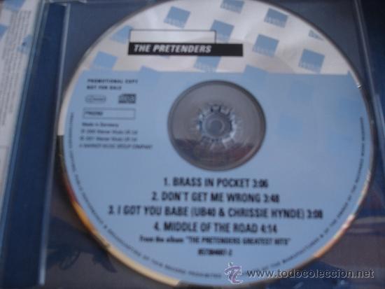 CDs de m&uacute;sica: THE PRETENDERS 4 TRACKS CD, Promo, Sampler, Compilation - Foto 2