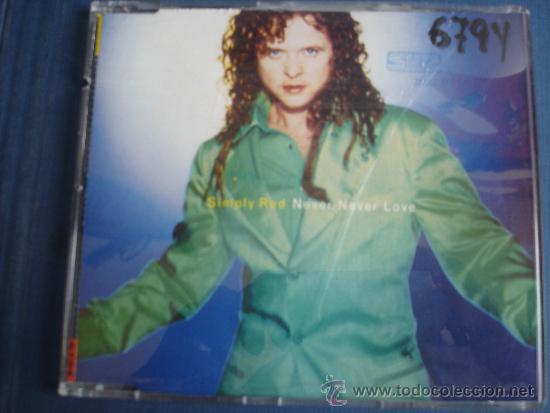 CDs de m&uacute;sica: SIMPLY RED   NEVER NEVER LOVE  CD-MAXI  4 TRACKS - Foto 1