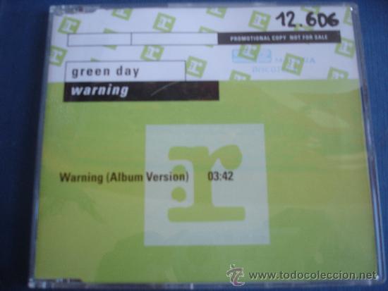 CDs de m&uacute;sica: GREEN DAY   WARNING  PROMO  CD-SINGLE - Foto 1