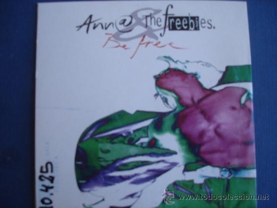 CDs de m&uacute;sica: ANNA THE FREEBIES BE FREE, CD SINGLE PROMO - Foto 2