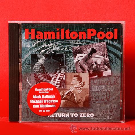 CDs de m&uacute;sica: HAMILTON POOL RETURN TO ZERO CD - Foto 1