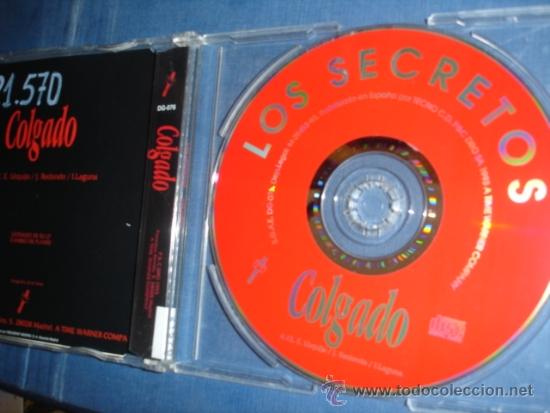 CDs de m&uacute;sica: LOS SECRETOS COLGADO  CD SINGLE - Foto 2