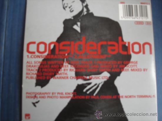 CDs de m&uacute;sica: REEF   CONSIDERATION  CD-SINGLE 1+1 - Foto 2