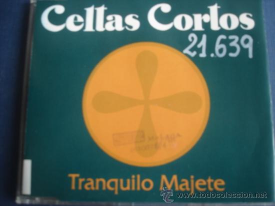 CDs de m&uacute;sica: CELTAS CORTOS   TRANQUILO MAJETE  CD-SINGLE 1 TRACK - Foto 1
