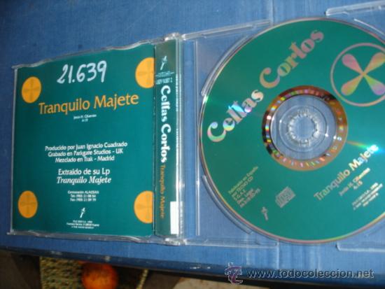 CDs de m&uacute;sica: CELTAS CORTOS   TRANQUILO MAJETE  CD-SINGLE 1 TRACK - Foto 2