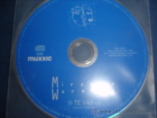 CDs de m&uacute;sica: MIRANDA WARNING  SI TE VAS  CD SINGLE - Foto 1