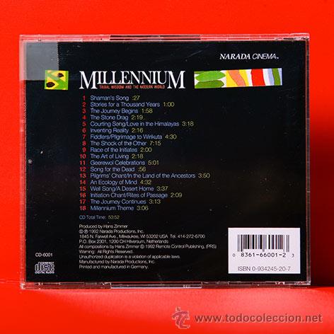 CDs de m&uacute;sica: HANS ZIMMER MILLENNIUM CD - Foto 2