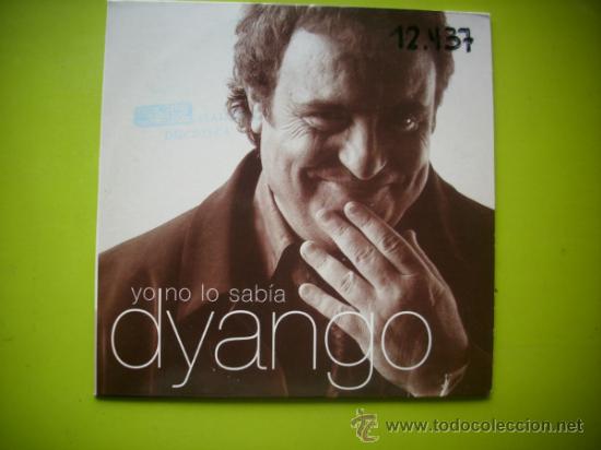CDs de m&uacute;sica: DYANGO YO NO LO SABIA CD SINGLE pepeto - Foto 1