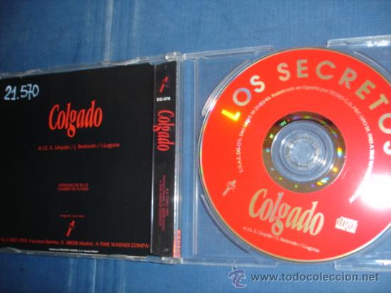 CDs de m&uacute;sica: LOS SECRETOS   COLGADO  CD-SINGLE - Foto 2