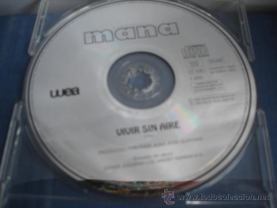 CDs de m&uacute;sica: MANA   VIVIR SIN AIRE  CD-SINGLE - Foto 1