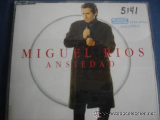 CDs de m&uacute;sica: MIGUEL RIOS   ANSIEDAD  PROMO  CD-SINGLE - Foto 1