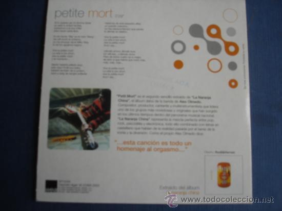 CDs de m&uacute;sica: PETITE MORT   LA NARANJA CHINA  CD-SINGLE - Foto 2