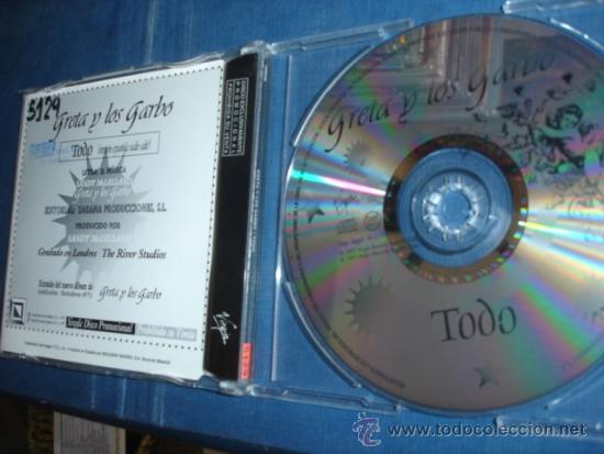 CDs de m&uacute;sica: GRETA Y LOS GARBO TODO   PROMO CD SINGLE - Foto 2