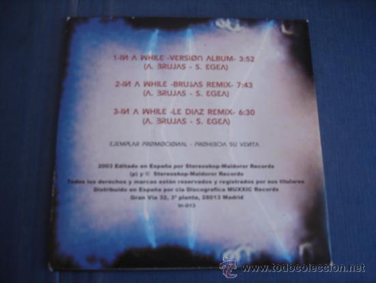 CDs de m&uacute;sica: STEREOSKOP   IN A WHILE  PROMO  CD-SINGLE - Foto 2