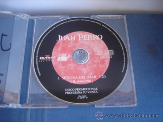 CDs de m&uacute;sica: JUAN PERRO  SE&Ntilde;ORA DEL MAR  PROMO  CD-SINGLE - Foto 1