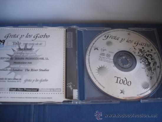 CDs de m&uacute;sica: GRETA Y LOS GARBO   TODO  PROMO CD-SINGLE - Foto 2