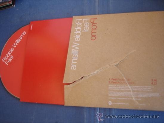 CDs de m&uacute;sica: ROBBIE WILLIAMS  FEEL  CD, Single, Promo - Foto 2