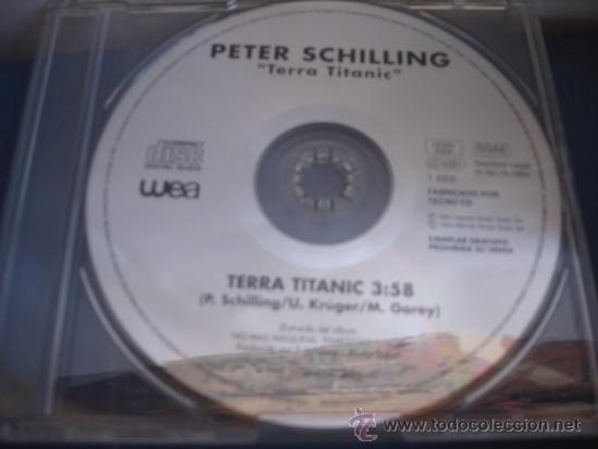 CDs de m&uacute;sica: PETER SCHILLING  TERRA TITANIC  CD, Single, Promo - Foto 1