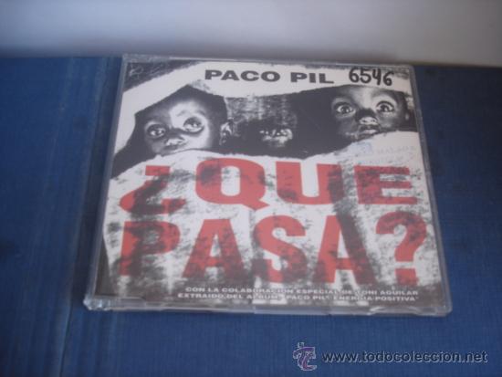 CDs de m&uacute;sica: PACO PIL   &iquest;QUE PASA?  CD-SINGLE - Foto 1