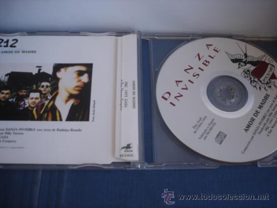 CDs de m&uacute;sica: DANZA INVISIBLE   AMOR DE MADRE  CD-SINGLE - Foto 2