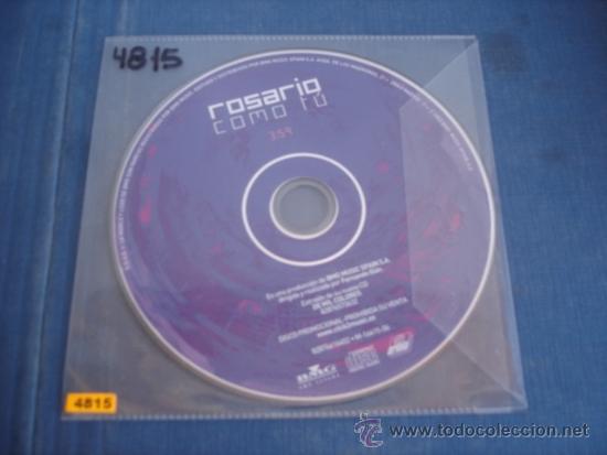 CDs de m&uacute;sica: ROSARIO COMO T&Uacute;   PROMO CD SINGLE - Foto 1