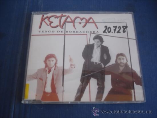 CDs de m&uacute;sica: KETAMA  VENGO DE BORRACHERA +2  PROMO CD SINGLE - Foto 1