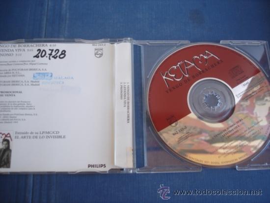 CDs de m&uacute;sica: KETAMA  VENGO DE BORRACHERA +2  PROMO CD SINGLE - Foto 2