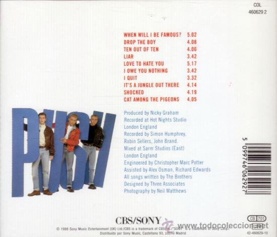 CDs de m&uacute;sica: BROS - PUSH - compact disc.mirar portes antes de comprar - Foto 2