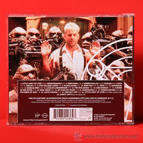 CDs de m&uacute;sica: EL QUINTO ELEMENTO BSO CD - Foto 2