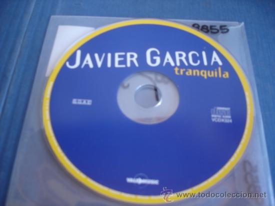 CDs de m&uacute;sica: JAVIER GARCIA  TRANQUILA   CD SINGLE - Foto 1
