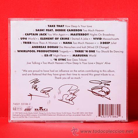 CDs de m&uacute;sica: WE LOVE THE BEE GEES CD - Foto 2
