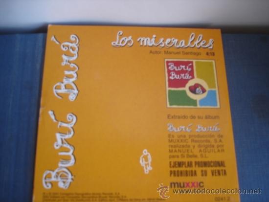 CDs de m&uacute;sica: BUR&Iacute; BUR&Aacute; LOS MISERABLES PROMO CD SINGLE - Foto 2