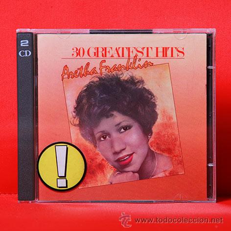 CDs de m&uacute;sica: ARETHA FRANKLIN 30 GREATEST HITS CD DOBLE - Foto 1