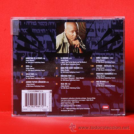 CDs de m&uacute;sica: ALPHA BLONDY AND THE SOLAR SYSTEM DIEU CD - Foto 2