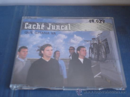 CDs de m&uacute;sica: CACHE JUNCAL   QUE GITANA VA  PROMO  CD-SINGLE - Foto 1