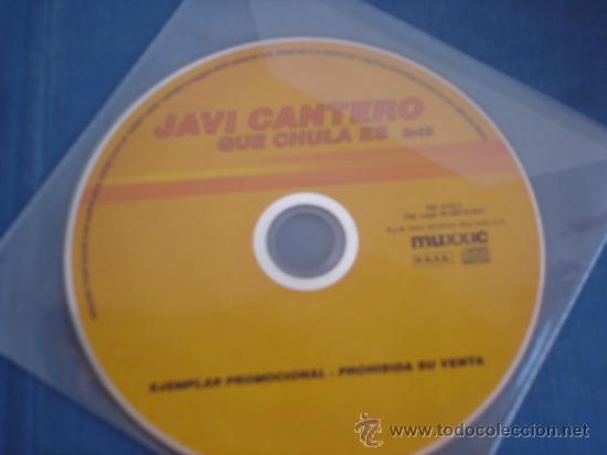 CDs de m&uacute;sica: JAVI CANTERO   QUE CHULA ES  PROMO  CD-SINGLE - Foto 1