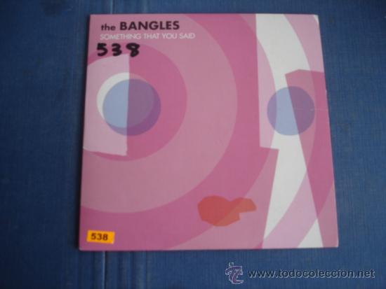 CDs de m&uacute;sica: THE BANGLES   SOMETHING THAT YOU SAID CD-SINGLE1+1 - Foto 1