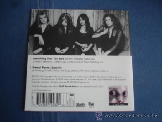 CDs de m&uacute;sica: THE BANGLES   SOMETHING THAT YOU SAID CD-SINGLE1+1 - Foto 2