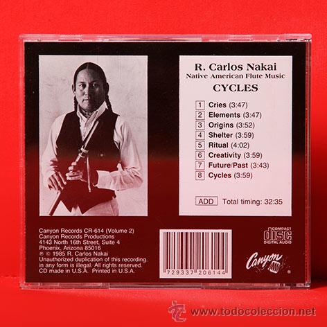 CDs de m&uacute;sica: R. CARLOS NAKAI-CYCLES CD - Foto 2