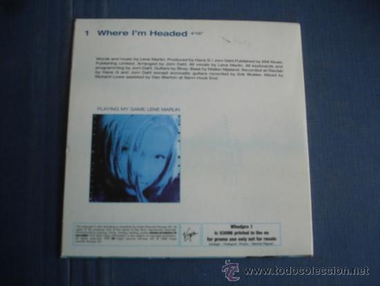 CDs de m&uacute;sica: LENE MARLIN   WHERE I&acute;M HEADED  CD-SINGLE - Foto 2