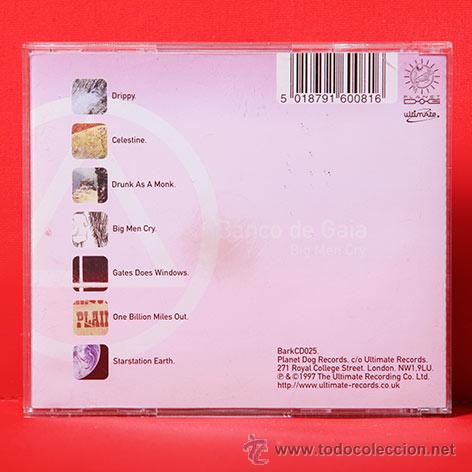 CDs de m&uacute;sica: BANCO DE GAIA BIG MEN CRY CD - Foto 2