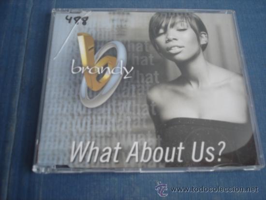 CDs de m&uacute;sica: BRANDY  WHAT ABOUT US? PROMO CD, Maxi-Single  3 TRACKS - Foto 1