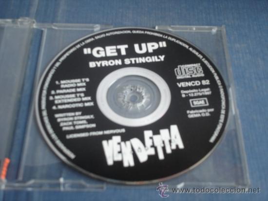 CDs de m&uacute;sica: BYRON STINGILY  GET UP  CD SINGLE 4 TRACKS - Foto 1