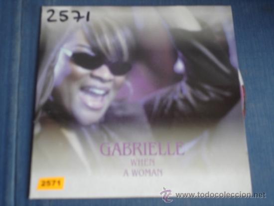 CDs de m&uacute;sica: GABRIELLE  WHEN A WOMAN  PROMO CD SINGLE - Foto 1