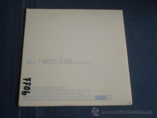 CDs de m&uacute;sica: AIR ALL I NEED CD, Single, Promo - Foto 2