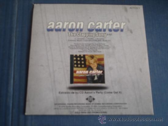 CDs de m&uacute;sica: AARON CARTER  THE CLAPPING SONG PROMO CD SINGLE - Foto 2