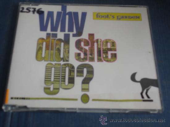 CDs de m&uacute;sica: FOOL&acute;S GARDEN   WHY DID SHE GO?  CD-SINGLE 1+2 - Foto 1