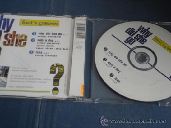 CDs de m&uacute;sica: FOOL&acute;S GARDEN   WHY DID SHE GO?  CD-SINGLE 1+2 - Foto 2