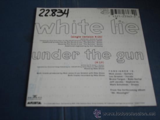 CDs de m&uacute;sica: FOREIGNER   WHITE LIE  CD-SINGLE 1+1 - Foto 2
