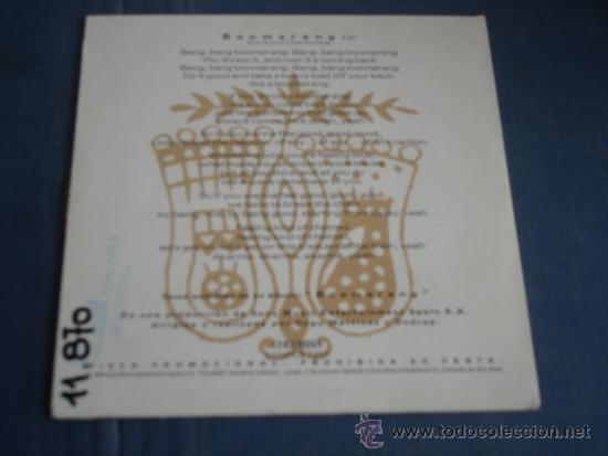 CDs de m&uacute;sica: UND-ROP   BOOMERANG  PROMO CD-SINGLE - Foto 2